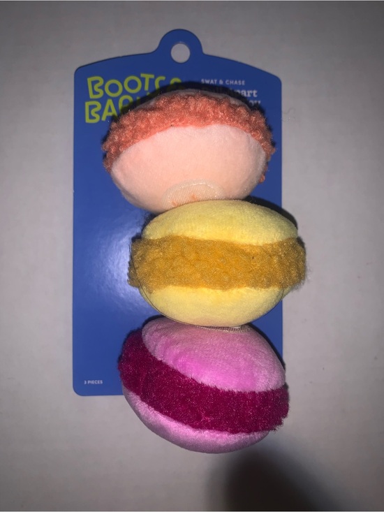 Boots & Barkley Other - Boots & Barkley Plush pet Toy Trio - Peach, Yellow, Pink & Magenta